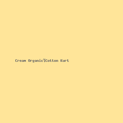 Cream Organic Cotton Kurti