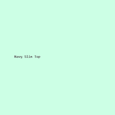 Navy Slim Top